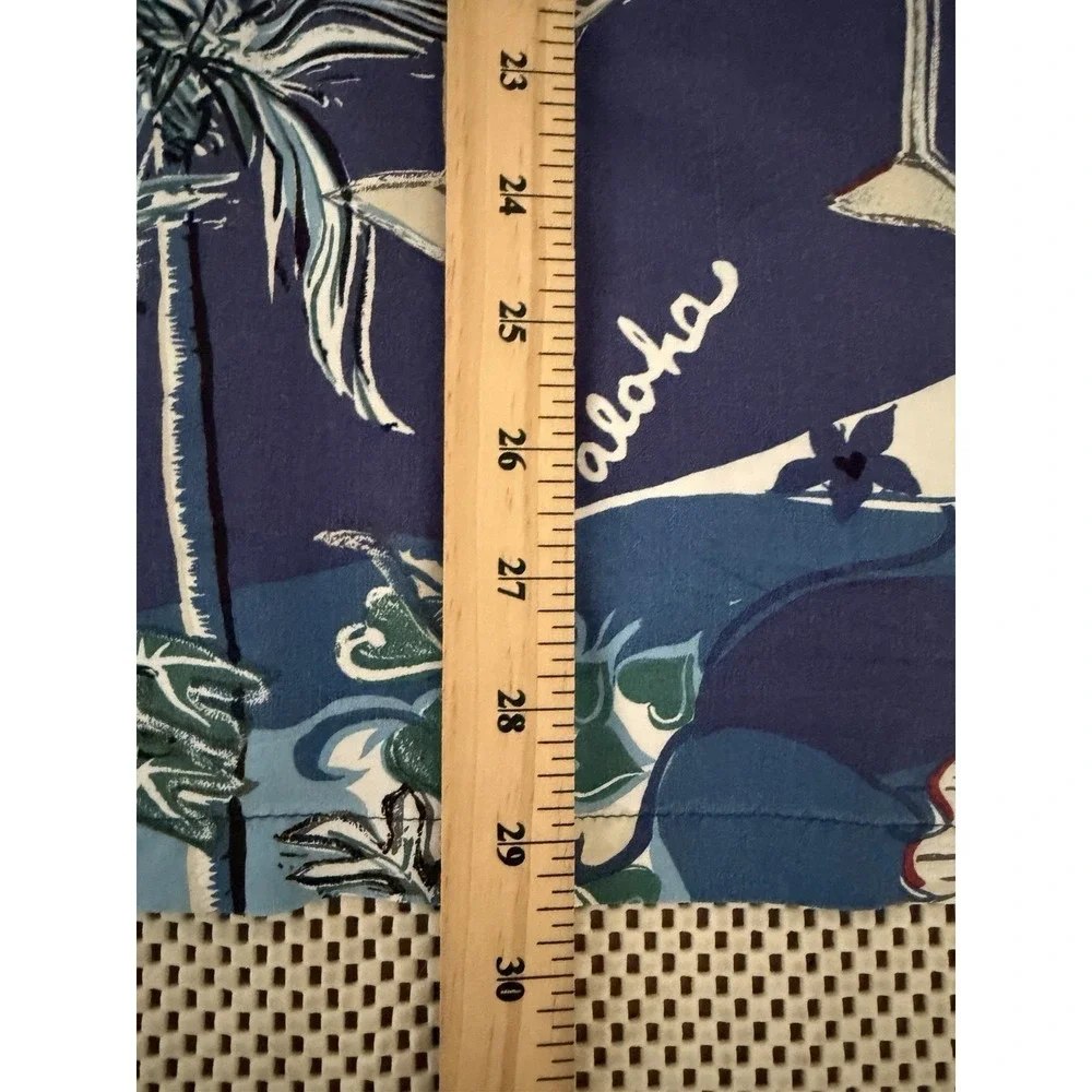 John Severson Kahala Hawaiian Shirt Men L Aloha Button Front Relaxed Grandpa Dad